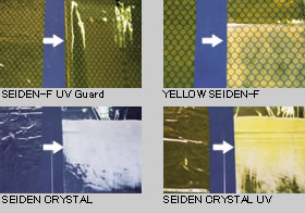 Forced bleeding test by UV irradiation